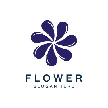 Kaplıca, butik, güzellik salonu, kozmetikçi, dükkan, yoga sınıfı, otel ve tatil köyü için çiçek tasarımı vektörü