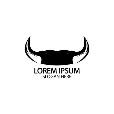 Boğa boynuzu logosu ve sembol simge simgeleri uygulaması