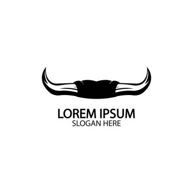 Boğa boynuzu logosu ve sembol simge simgeleri uygulaması