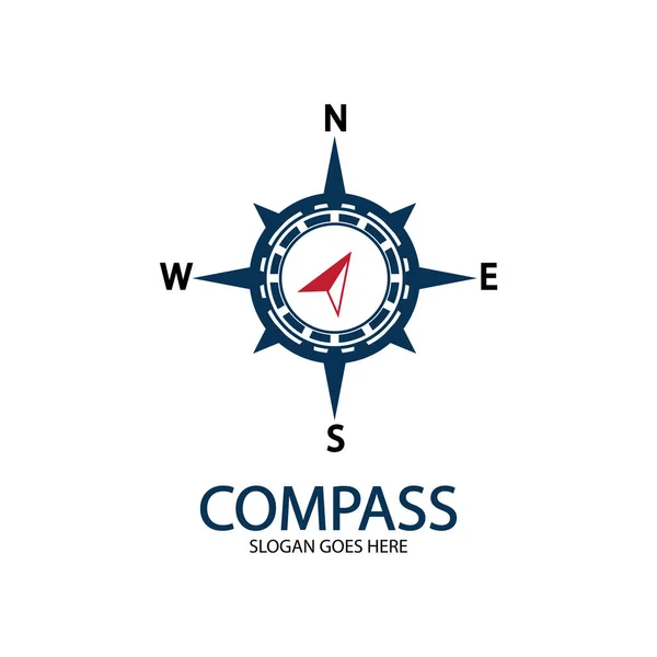 Creative Compass Concept Шаблон Дизайну Логотипу — стоковий вектор