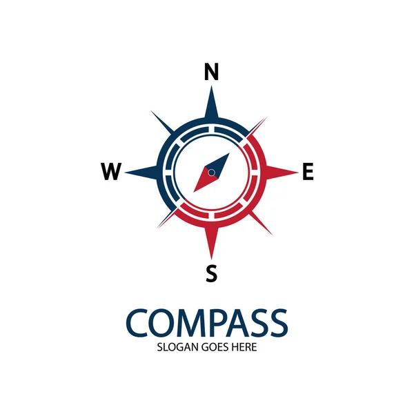 Creative Compass Concept Шаблон Дизайну Логотипу — стоковий вектор