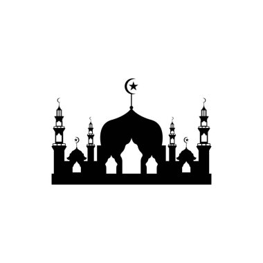 Cami simgesi vektör tasarım şablonu