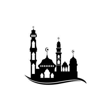 Cami simgesi vektör tasarım şablonu