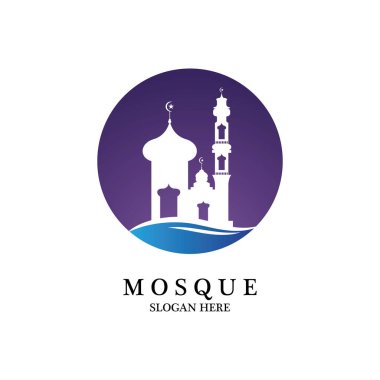 Cami simgesi vektör tasarım şablonu