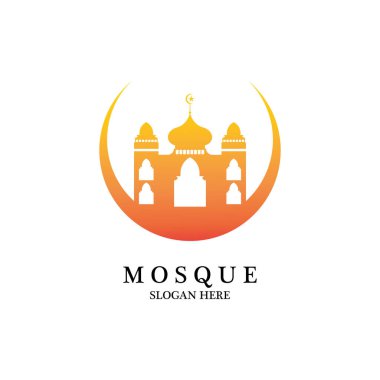 Cami simgesi vektör tasarım şablonu