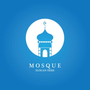 Cami simgesi vektör tasarım şablonu