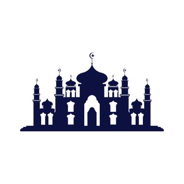 Cami simgesi vektör tasarım şablonu