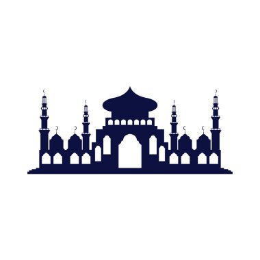 Cami simgesi vektör tasarım şablonu