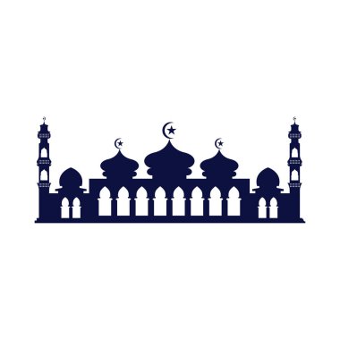 Cami simgesi vektör tasarım şablonu