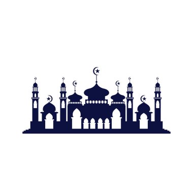Cami simgesi vektör tasarım şablonu