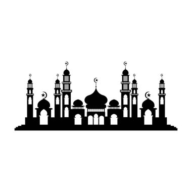 Cami simgesi vektör tasarım şablonu