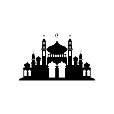 Cami simgesi vektör tasarım şablonu