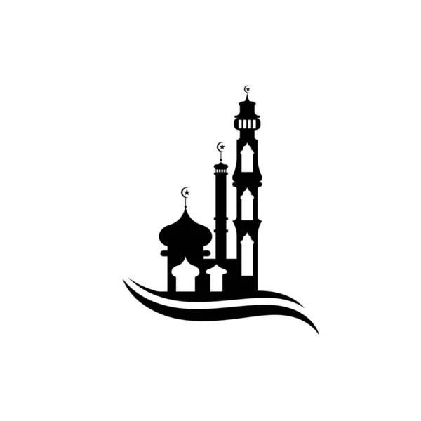 Mesquita Ícone Vetor Ilustração Modelo Design —  Vetores de Stock