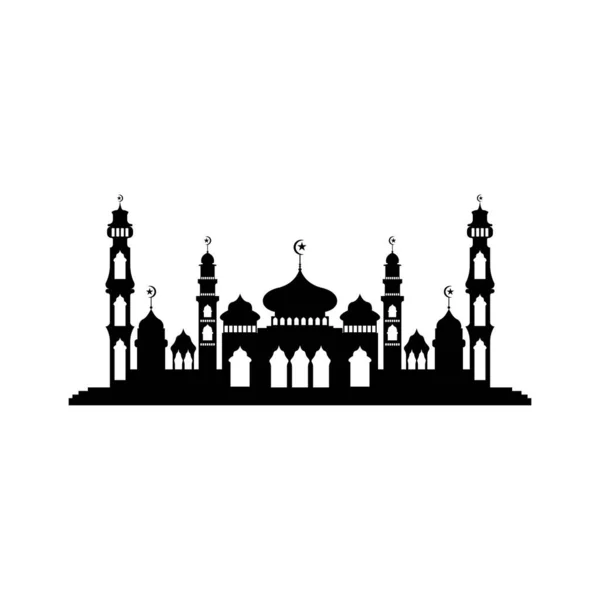 Mesquita Ícone Vetor Ilustração Modelo Design —  Vetores de Stock