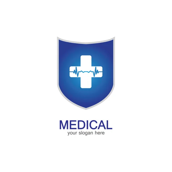 Schild Symbol Mit Medizinischer Apotheke Auf Weißem Hintergrund — Stockvektor