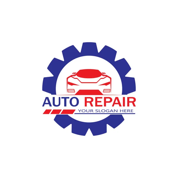 Auto Repairing Logo Vector Automotive Transportation Logo Template — Stock Vector