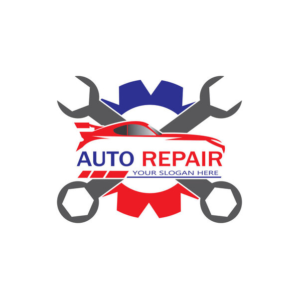 Auto Repairing Logo Vector. Automotive and Transportation Logo template