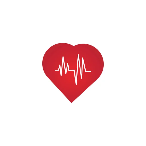 Pulzusszám Ikon Egészségügyi Monitor Vérnyomásvektor Ikon Szív Éljenző Kardiogram Egészségi — Stock Vector