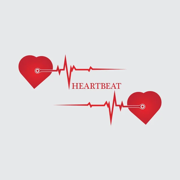 Art Design Health Medical Heartbeat Pulse — Stock Vector