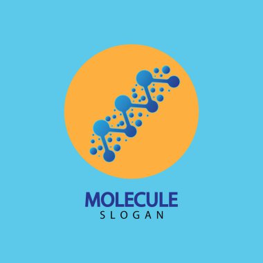 Molecule vector illustration design  clipart