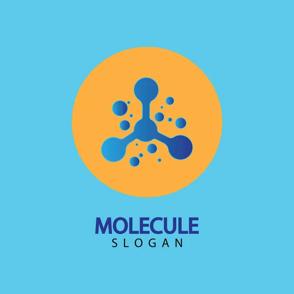 Molecule Vector Illustratie Ontwerp — Stockvector