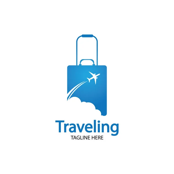 Логотип Туристической Компании Отдых Туризм Дизайн Логотипа Туристической Компании Вектор — стоковый вектор