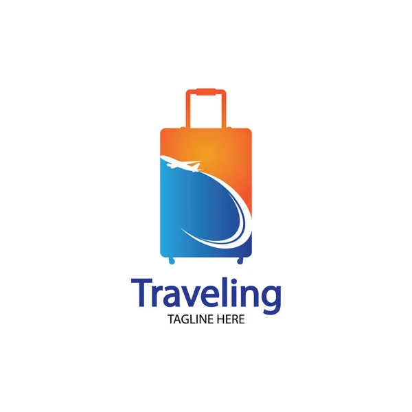 Логотип Туристической Компании Отдых Туризм Дизайн Логотипа Туристической Компании Вектор — стоковый вектор