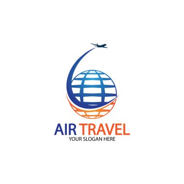 Hava Seyahati logo vektör simgesi tasarımı şablon-vektör