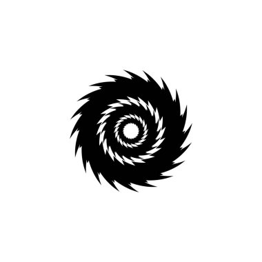 vortex vektör illüstrasyon simgesi Logo Şablonu tasarımı