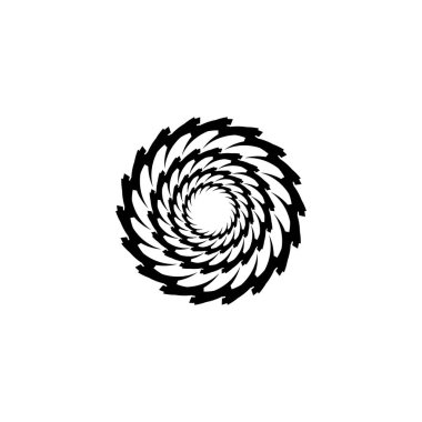 vortex vektör illüstrasyon simgesi Logo Şablonu tasarımı