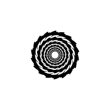 vortex vektör illüstrasyon simgesi Logo Şablonu tasarımı