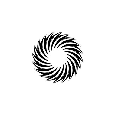 vortex vektör illüstrasyon simgesi Logo Şablonu tasarımı