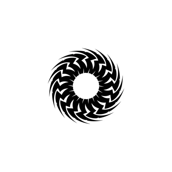 Vortex Vektor Illustration Symbol Logo Vorlage Design — Stockvektor