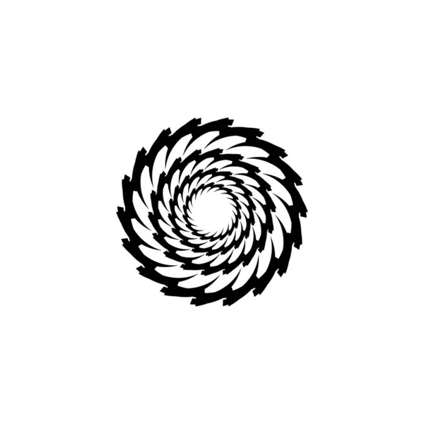 Icône Illustration Vectorielle Vortex Conception Modèle Logo — Image vectorielle