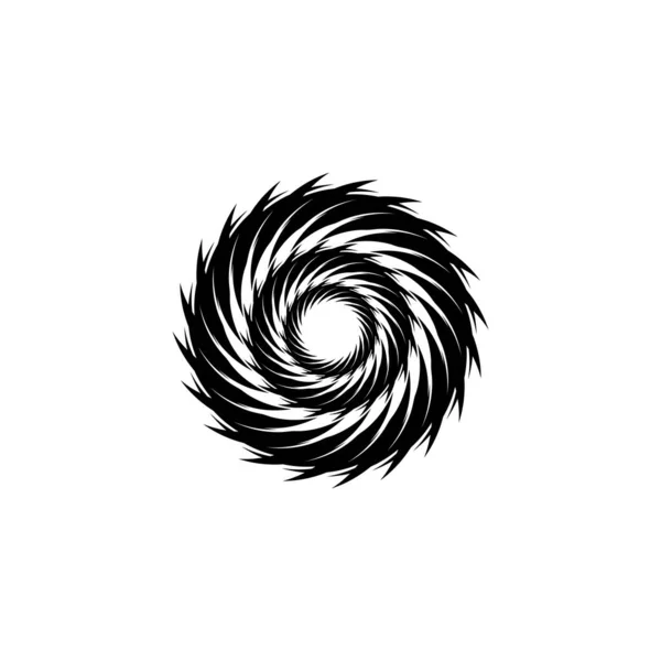 Vortex Vektor Illustration Symbol Logo Vorlage Design — Stockvektor