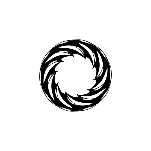 Vortex Vektor Illustration Ikon Logotyp Mall Design — Stock vektor