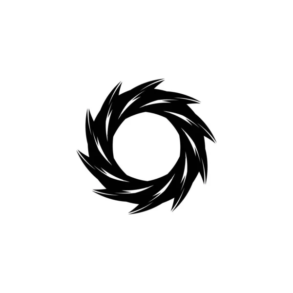 Вихор Векторні Ілюстрації Значок Логотип Дизайн Шаблону — стоковий вектор