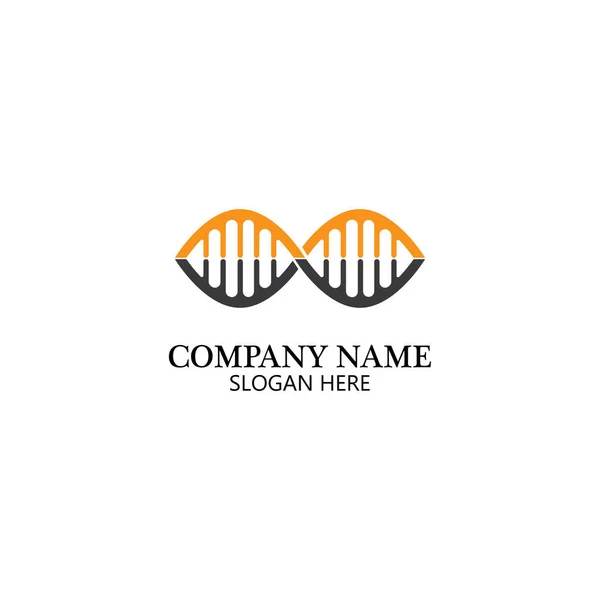 Infinity Dna Logo Icon Vector —  Vetores de Stock