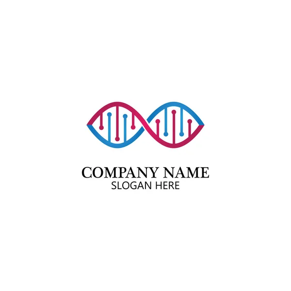 Infinity Dna Logo Icon Vector —  Vetores de Stock