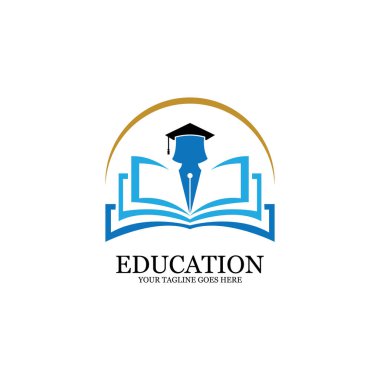 Eğitim Logosu Şablonu vektör illüstrasyon tasarımı