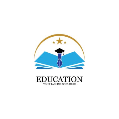 Eğitim Logosu Şablonu vektör illüstrasyon tasarımı