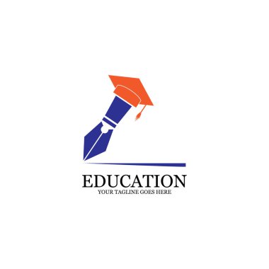 Eğitim Logosu Şablonu vektör illüstrasyon tasarımı
