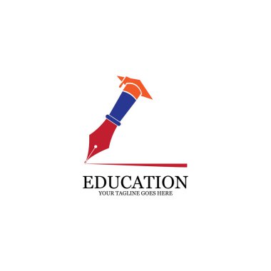 Eğitim Logosu Şablonu vektör illüstrasyon tasarımı