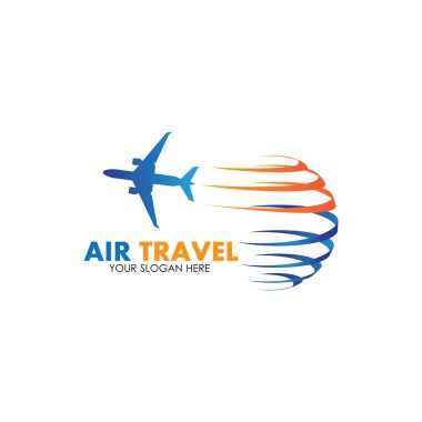 Hava Seyahati logo vektör simgesi tasarımı şablon-vektör