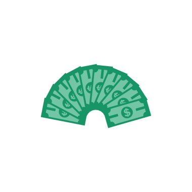 ABD Doları kağıt bankasında ticari finans para kavramı illüstrasyonu simgesi