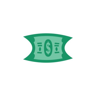 ABD Doları kağıt bankasında ticari finans para kavramı illüstrasyonu simgesi