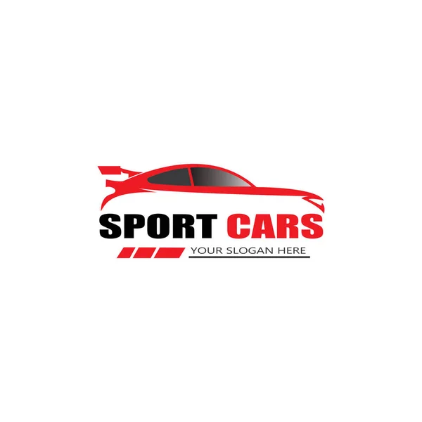 Design Vektor Für Sportwagen Logo Vorlage Vector — Stockvektor