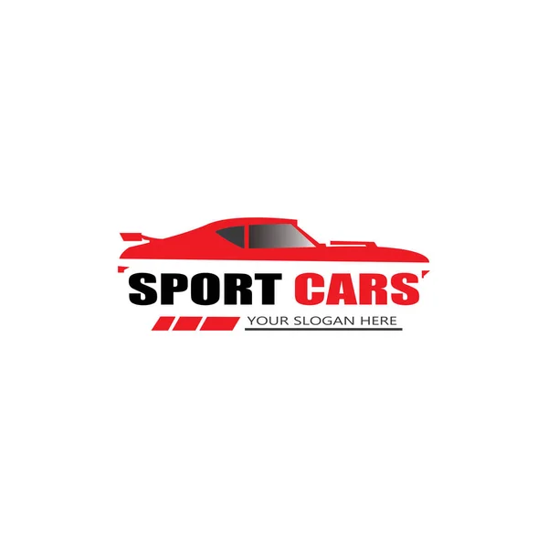 Design Vektor Für Sportwagen Logo Vorlage Vector — Stockvektor