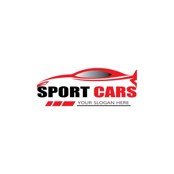 Design Vektor Für Sportwagen Logo Vorlage Vector — Stockvektor