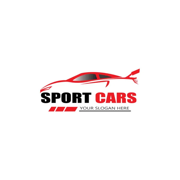 Design Vektor Für Sportwagen Logo Vorlage Vector — Stockvektor